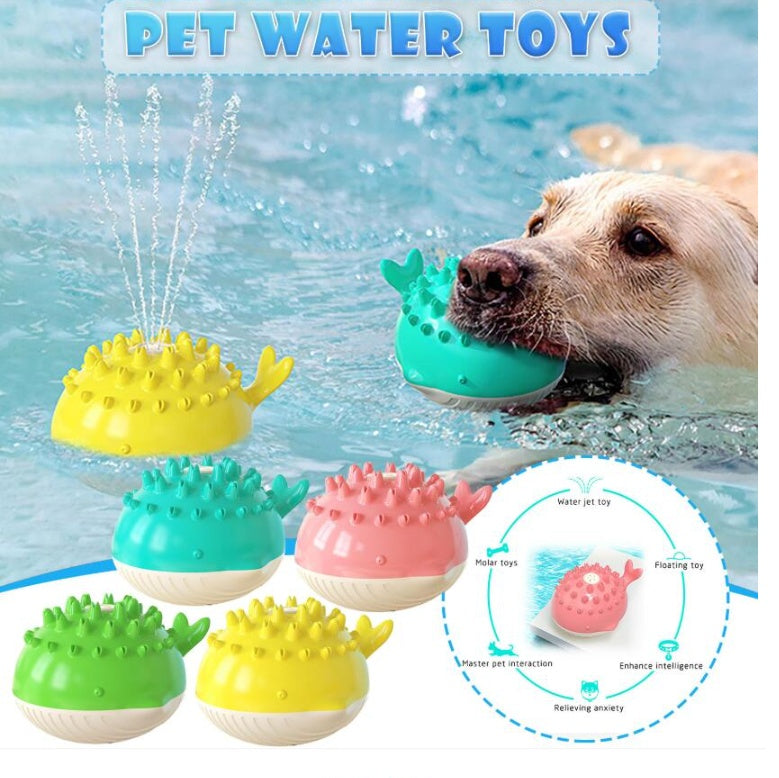 LitMush AquaPupToy | Electric Water Floating Dog Toy